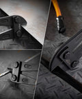 Close-up of Heavy Duty 30 Inch Bolt Cutter for Chains Padlocks Bolts Wire Fences and Steel Rods with Soft Grip PVC Handles