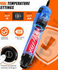 Dual Temp Heat Gun With Two Speed Settings 250C And 350C 482F And 662F Fast Heat For DIYers Crafting and Shrink Tubing