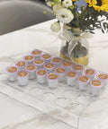 Two Pack 35 Slot Flat Coffee Pod Organizer Tray In Clear Acrylic For Countertop Or Drawer Keeps K Cup Pods Neatly Sorted