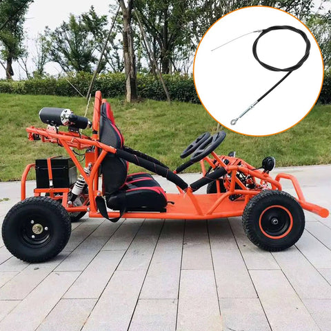 Go-kart with Beefy 71 Inch Throttle Cable Kit Replaces 8252 1390 For Predator 212cc 196cc GX160 GX200 Engines And Go Karts Manco ASW