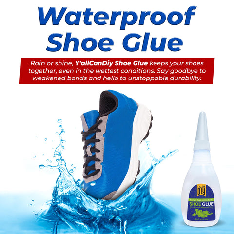 Heavy Duty Shoe Glue For Sole Repair And Waterproof Boot Adhesive With Cyanoacrylate Formula for sneakers and glue bottle