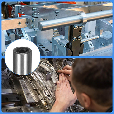 Industrial application of Dowel Pin Set With Internal Thread M3 M4 M6 In Carbon Steel Chamfered Flat Cylindrical Pins 36 Pieces 12 Sizes.