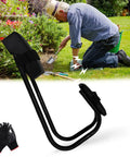 Gardening Knee Seat Strap On Kneeling Stool For Yard Work And Farm Tasks, Ergonomic Garden Stool With Back Support, gloves