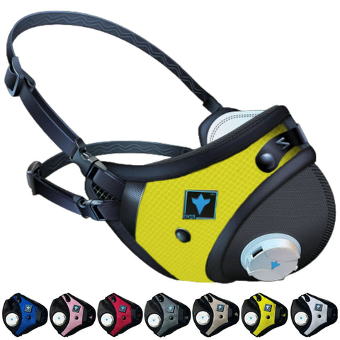 All Day Reusable Air Filtration Mask With Ninety Nine Point Eight Percent Filtration Anti Fogging Up To Fifty Percent Better Breathability 360 Seal With Three Straps Odor And VOC Neutralizing Filter Trusted By First Responders in various colors