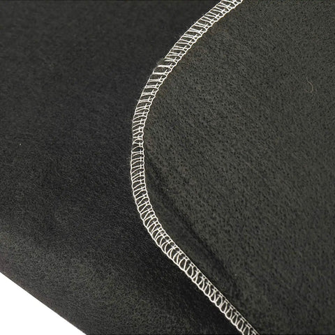 Close-up view of the seam detail on the 6 x 6 Feet High Temp Carbon Fiber Welding Protective Blanket, heavy duty torch shield.