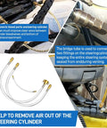 Hydraulic Steering Bleed Kit For Boats with leak-proof brass connectors and quick connection for steering cylinder maintenance