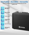 Portable 30W Bass Amp With 8 Inch Speaker Built In Overdrive And Mid Scoop Contour for Indoor and Outdoor Practice