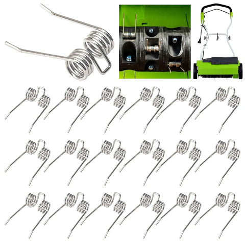 Durable Steel Dethatcher Tines For Lawn Dethatchers 27022 29272 2500600G 14 Inch Corded Dethatcher Replacement Parts 18 Pack