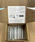 Open box displaying One Eighth Inch Shank CNC Router Bits Kit For All Purpose Engraving And Milling with product label visible.
