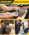 Snap Lock Punch Tool For Sheet Metal 9-Inch End Cap Crimper in use on various metal and vinyl siding projects