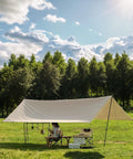 Adjustable Tarp Poles For Camping Tents And Canopies 0.6 Inch Diameter 80.7 Inch Length Extendable From 32 To 95 Inch