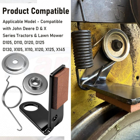 2 Pack Brake Pad Kit With Retainer And Torsion Springs For 42 Inch Deck Tractors And Lawn Mowers Fits L LA X Series 100 105 110