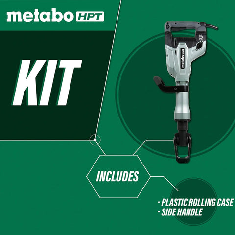 Heavy Duty Demolition Hammer Packing A Badass 10.8 Amp Motor And Tough Aluminum Frame Built For Brutal Concrete Breaking That Flips The Script On Lazy Jobs While A Smooth Low Vibration Grip Keeps Your Hands Happy Through Any Grind
