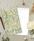 Pocket-Sized Floral Notebooks Set, 24 Mini Spiral Journals 2.36 x 3.94 Inches with floral cover and blank page
