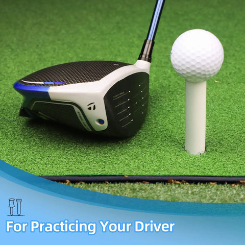 Unbreakable Rubber Golf Tees For Mats And Practice Tee Holder For Driving Range And Simulator Indoor Outdoor Golf Accessories
