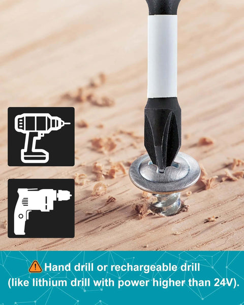EXFEIN diamond drill bit with 1/4 in hex shank, tile/masonry use, shown on wooden surface