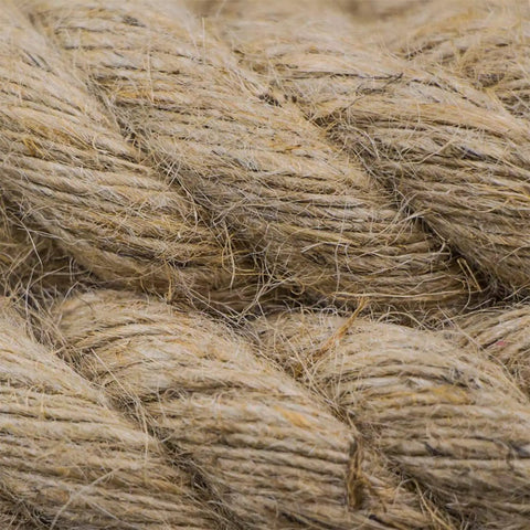Close-up of Dope Natural Jute Rope 2 In By 25 Ft 4 Strand Twisted Hemp Rope For Crafts Cat Scratching Posts DIY Home Decor Macrame