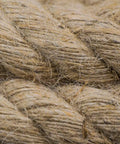 Close-up of Natural Jute Rope One And A Half Inch By Ninety Six Feet Four Strand Twisted Rope For Crafts Cat Scratching Posts DIY Home Decor