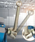 Heavy Duty 4 Inch Lock Down Vise for Milling and Drilling lever mechanism detail