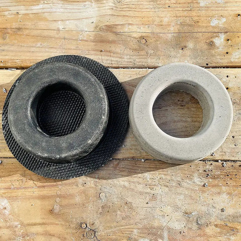 Donut Sprinkler Head Mold For Concrete And Garden Decor Reusable Plastic Form With Large 8 Inch Hole DIY Donut Protector Guard For Sprinkler Heads Up To Four And Seven Eighths Inches Easy To Use For Home Projects