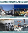 Various industries using Smooth Adjustable Electric Wire Stripper 18V Battery Powered Cable Peeler for efficient tasks.