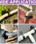 146 Piece Nylon Hose Clamp Set With Double Grip Ratcheting Clamps In 10 Sizes Ranging From 6.1 To 26.1 Mm In Use