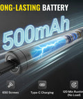 Go-To 20-In-1 Mini Electric Screwdriver Set For DIY And Electronics, All-In-One Precision Driver showing 500mAh battery, Type-C charging