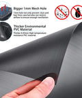 Close-up of 400x300mm PC Case Dust Mesh Filter Pack With Magnetic Strip PVC Dustproof Mesh Cover showing 1mm mesh holes.