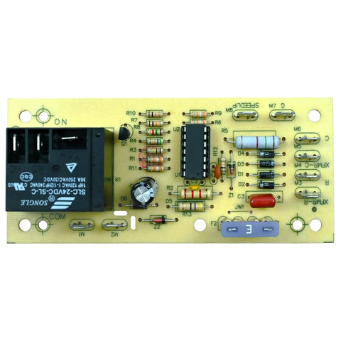 Upgraded Furnace Fan Blower Control Board Replacement for Plug and Play HVAC Systems circuit close-up