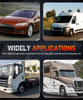 Wide applications of Heavy Duty 16 Pass Aluminum Transmission Oil Cooler Kit with cars, vans, trucks, and RVs