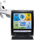 All In One Indoor Outdoor Wireless Weather Station with Temperature and Humidity, Wind Speed and Direction, Rainfall, Digital Display