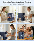 People using 3 In 1 Water Dispenser With Ice Maker And Coffee Brewer Hot Cold And Warm Water On Demand in home settings
