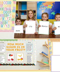 Totally All In One Science Fair Board Kit With 72 Glitter Candy Borders 36 Pastel Subtitles classroom display and student boards