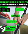 Close-up of person using Heavy Duty Ratchet Straps Set 1 Inch X 15 Feet 4 Pack With Safety S Hooks 1,823 Lb Break Strength for trucks
