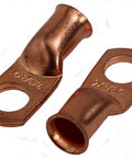 Close-up of copper lugs from Military Spec Battery Terminal Top Post Kit for Heavy Duty Cars Trucks and Marine Use