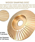 Pro Level Angle Grinder Accessory Kit Kicking Serious Tail With Wood Shaping Flap Sanding Wheels. 4.23 inch wood shaping disc.