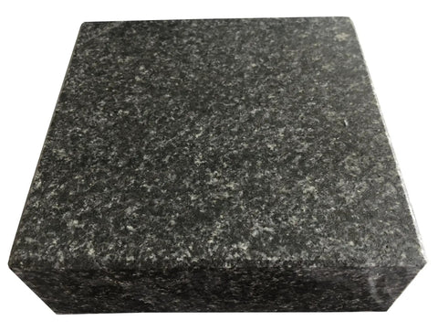 Granite Surface Plate 6x6x2 Inch No Ledge Grade B Precision Ground Flatness To 0.0001 Inch Tolerance Non Magnetic Non Conductive