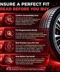 Ensure proper installation steps for Fresh 4 Pack 433MHz TPMS Tire Pressure Sensors for Chevy GMC Buick Cadillac.