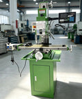 Techtongda 8x33 Inch Metal Milling Machine With 2HP Brushless Motor For 110V Power Featuring Precision 3-Axis Digital Readout System and Grating Ruler in workshop.