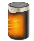 ETL Certified 1500W PTC Space Heater With Thermostat, 24H Timer, Memory Function, Touch Display, 5 Modes, Fast Heating in black