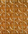 Tiny Tiptoe Stamped Metal Lay-In Tin Ceiling Tile 24x24 Copper Lincoln Finish Pack Of 6 For Ceiling Backsplash Or Wall Recycled Steel