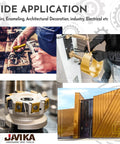 Various applications of 0.004 Inch Brass Shim Stock Roll 6 Inch Wide By 100 Inch Long Half Hard Cold Rolled CDA 260 in industry.
