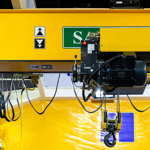 Beefy 4 Wheel Electric Hoist Trolley Assembly For 1.625 Inch And Up Strut Channels Steel Strut Channel Accessory With 700 Lb Vertical Load