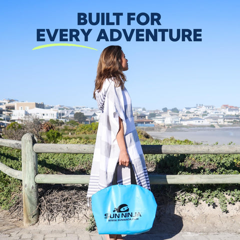 Wetsuit Changing Mat And Dry Bag Combo Waterproof Beach Changing Pad No More Soggy Seats Keeps Your Car Clean And Dry While Protecting Surf Gear Ideal Gift For Surfers