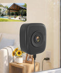 No Drill Magnetic Window Camera For Inside Or Outside Monitoring Through Glass 4K 8MP Lens With 32GB SD Card Dual Band WiFi