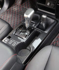 Dope ABS Carbon Fiber Gear Panel And Shifter Console Upgrade Revamps Your Toyota 4Runner Ride With Fresh Cockpit Trim And Slick Transmission Shield For 2010 To 2026 Models, close-up of shifter console.