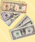 140 Piece Play Money Set For Kids With 7 Denominations, Educational Counting Toys For Ages 3 And Up, realistic currency bills