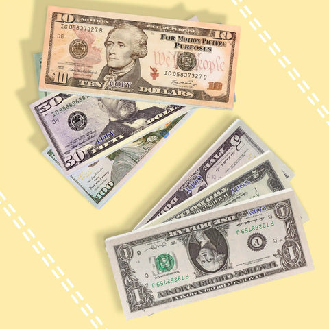 140 Piece Play Money Set For Kids With 7 Denominations, Educational Counting Toys For Ages 3 And Up, realistic currency bills