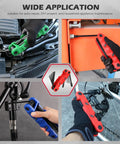 Your Go To 11 Piece Folding Hex Key Set SAE Three Thirty Seconds To One Half Inch Heavy Duty Allen Wrench Set Portable Red Perfect For Archery Bike Repair Furniture Assembly And Everyday Home Maintenance in use on various equipment.
