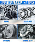 3-Jaw Gear Puller Heavy-Duty Bearing Removal Tool For Pulleys, Flywheels, Steering Shafts And Brake Discs applications